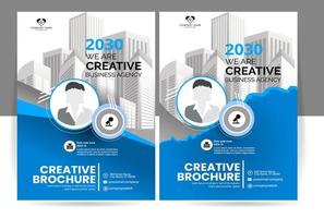 creatief modern folder. jaar- rapport, creatief portefeuille, a4 minimaal bedrijf folder, bedrijf brochure sjabloon, zakelijke bedrijf folder, brochure Hoes ontwerp lay-out, tijdschrift omslag. vector