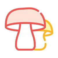 champignons groenten kleur icoon vector kleur illustratie