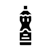 olijf- olie fles glyph icoon vector illustratie