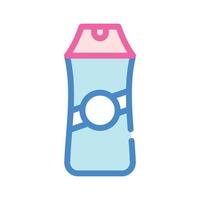shampoo fles kleur icoon vector geïsoleerd illustratie