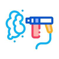 water schoonmaak pomp icoon vector schets illustratie