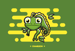 Gratis Chameleon Vector
