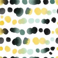 waterverf polka dots naadloos patroon vector