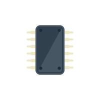 tablet reparatie transistor icoon vlak vector. telefoon gebroken vector