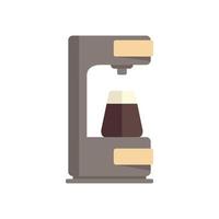 huis koffie machine icoon vlak vector. espresso kop vector