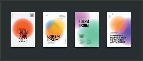 minimalistische posters reeks met helling vorm patronen. vector