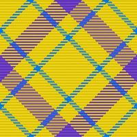 plaid Schotse ruit patroon. structuur textiel kleding stof. achtergrond controleren naadloos vector. vector