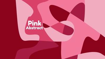 abstract meetkundig achtergrond met roze kleur voor presentatie vector