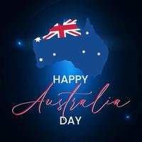 26 januari gelukkig Australië dag. gelukkig Australië dag vector illustratie. geschikt voor groet kaart, poster en spandoek.