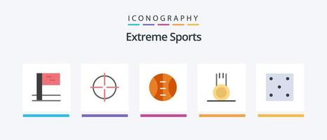 sport vlak 5 icoon pak inclusief . sport. oefening. ludo. Dobbelsteen. creatief pictogrammen ontwerp vector