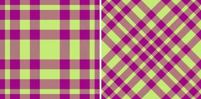 kleding stof Schotse ruit vector. plaid achtergrond naadloos. structuur textiel patroon controleren. vector