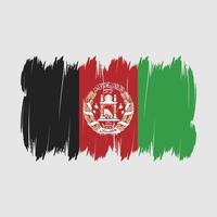 Afghaanse vlagborstel vector