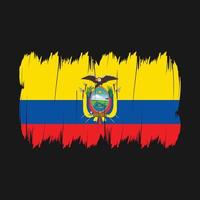 ecuador vlag borstel vector