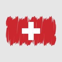 zwitserse vlagborstel vector