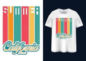 zomer gevoel typografie t-shirt ontwerp vector