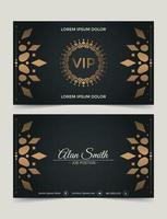 luxe vip kaart ontwerp sjabloon vector