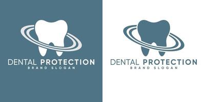 tandheelkundig kliniek bescherming met modern stijl premie vector