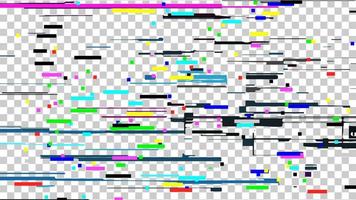 glitch lawaai structuur vector. statisch fout. glitched scherm. digitaal Nee signaal. televisie signaal verval lawaai. geïsoleerd Aan transparant achtergrond illustratie. vector