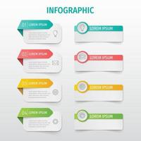 infographic etiket sjabloon vector