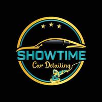 auto detaillering logo vector