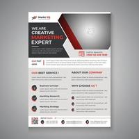 corporate flyer ontwerp vector