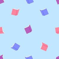 kleurrijke boeken naadloze patroon vector