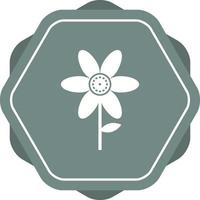 uniek bloem vector glyph icoon