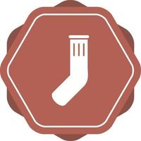 uniek sokken vector glyph icoon