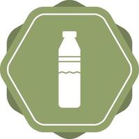 mooi water fles glyph vector icoon