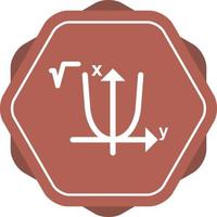 mooi algebra glyph vector icoon