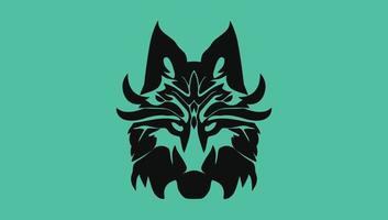 een elegant en modern wolf of vos hoofd logo ontwerp dat belichaamt professionaliteit vector