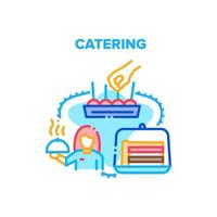 catering onderhoud vector concept kleur illustratie