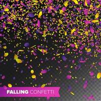 confetti vallend vector