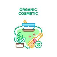 organische cosmetische vector concept kleur illustratie