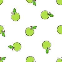 naadloos patroon met vallend online appels vector