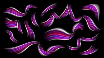 abstract penseelstreek vector. karmozijnrood. modern ontwerp vloeistof Golf. illustratie vector