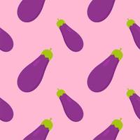 aubergine naadloos patroon vector illustratie