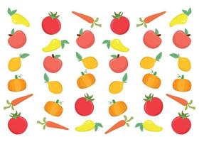 vector illustratie fruit patroon ontwerp