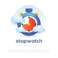 stopwatch ontwerp illustratie vector