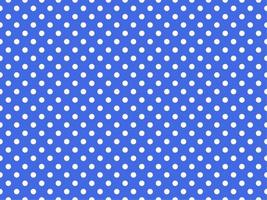 wit polka dots over- Koninklijk blauw achtergrond vector