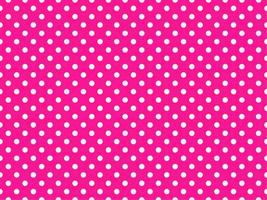wit polka dots over- diep roze achtergrond vector