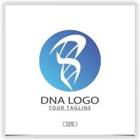 icoon voor wetenschap technologie, dna logo premie elegant sjabloon ontwerp vector eps 10