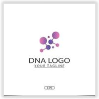 icoon voor wetenschap technologie, dna logo premie elegant sjabloon ontwerp vector eps 10