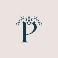 merk logo ontwerp sjabloon schoonheid kunstmatig p vector