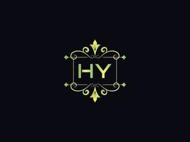 hoi brief logo, monogram hoi luxe logo icoon vector