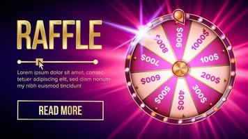 internet verloten roulette fortuin banier vector