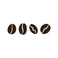 koffieboon pictogram vector