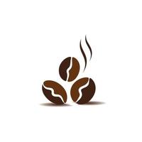 koffieboon pictogram vector