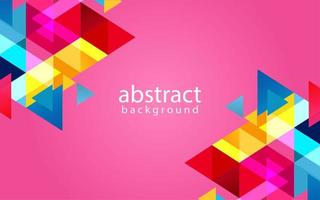 abstract kleurrijk driehoek meetkundig achtergrond vector
