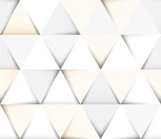 abstract meetkundig naadloos patroon met papier besnoeiing driehoeken vector